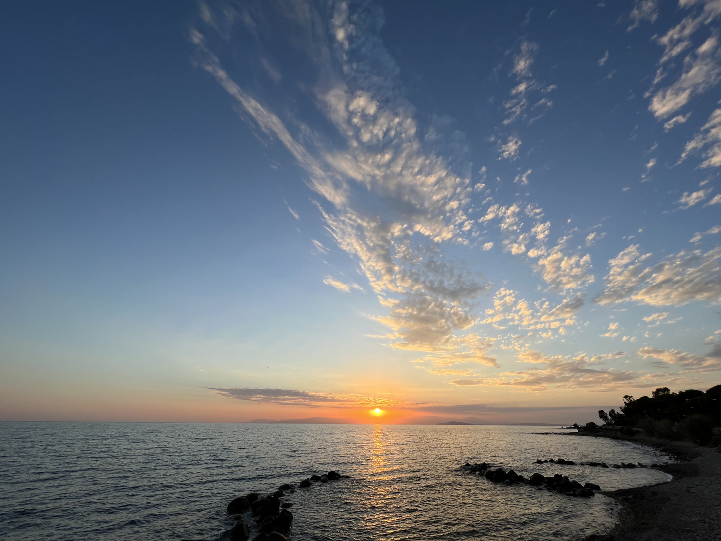 Sunset in Sardinien