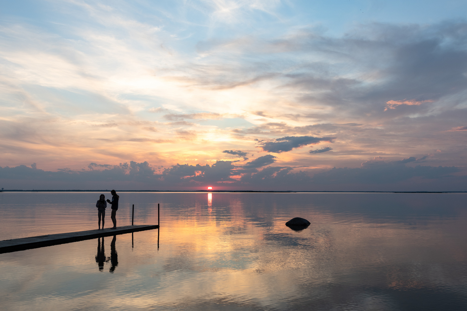 Sunset in Schweden