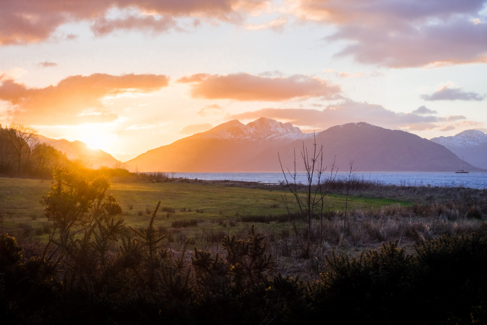 Sunset in Scotland