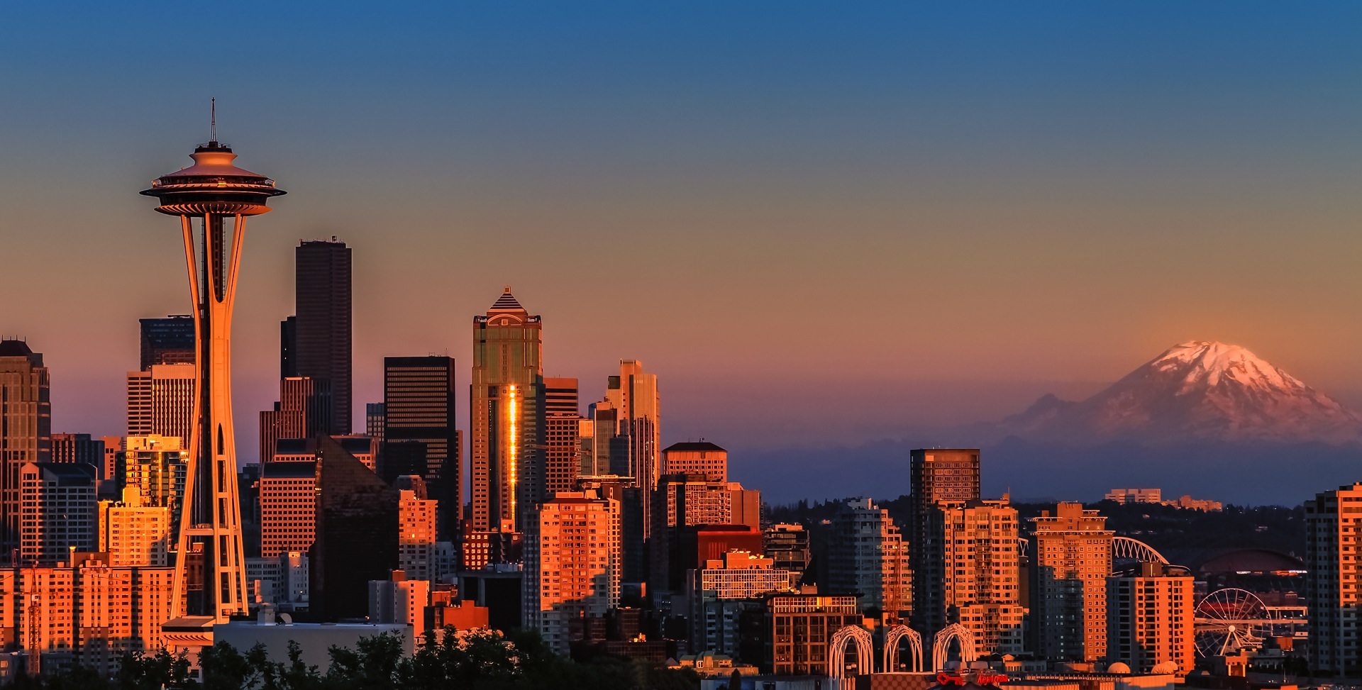 Sunset in Seattle