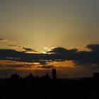 sunset in Sibiu