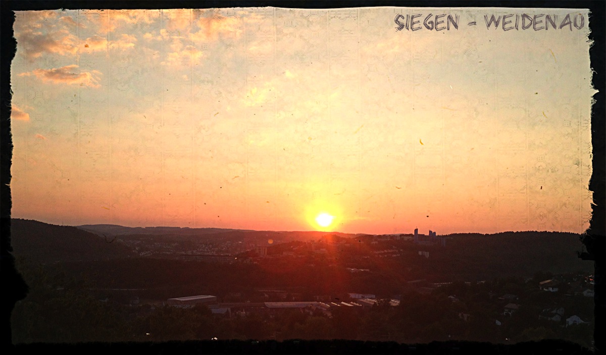 Sunset in Siegen