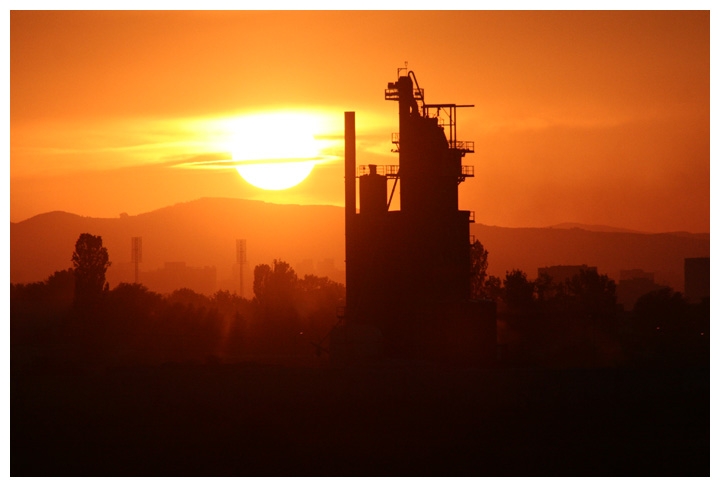 Sunset in Sofia