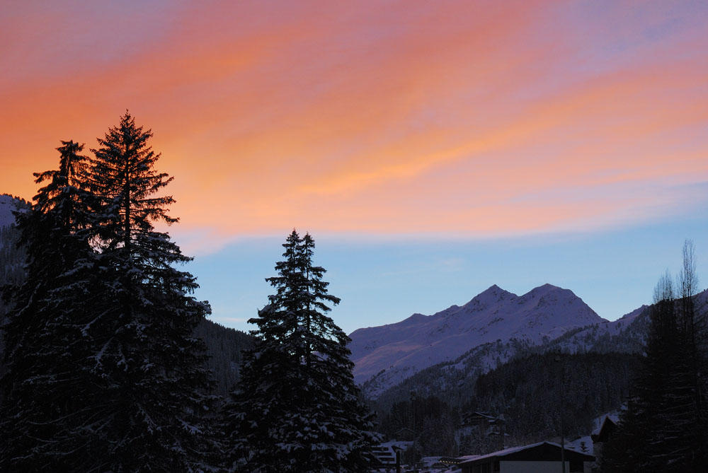 Sunset in St. Anton / Austria