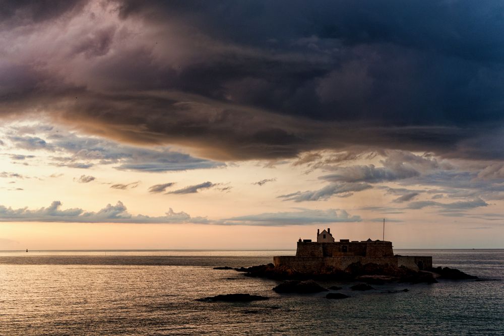 Sunset in St. Malo