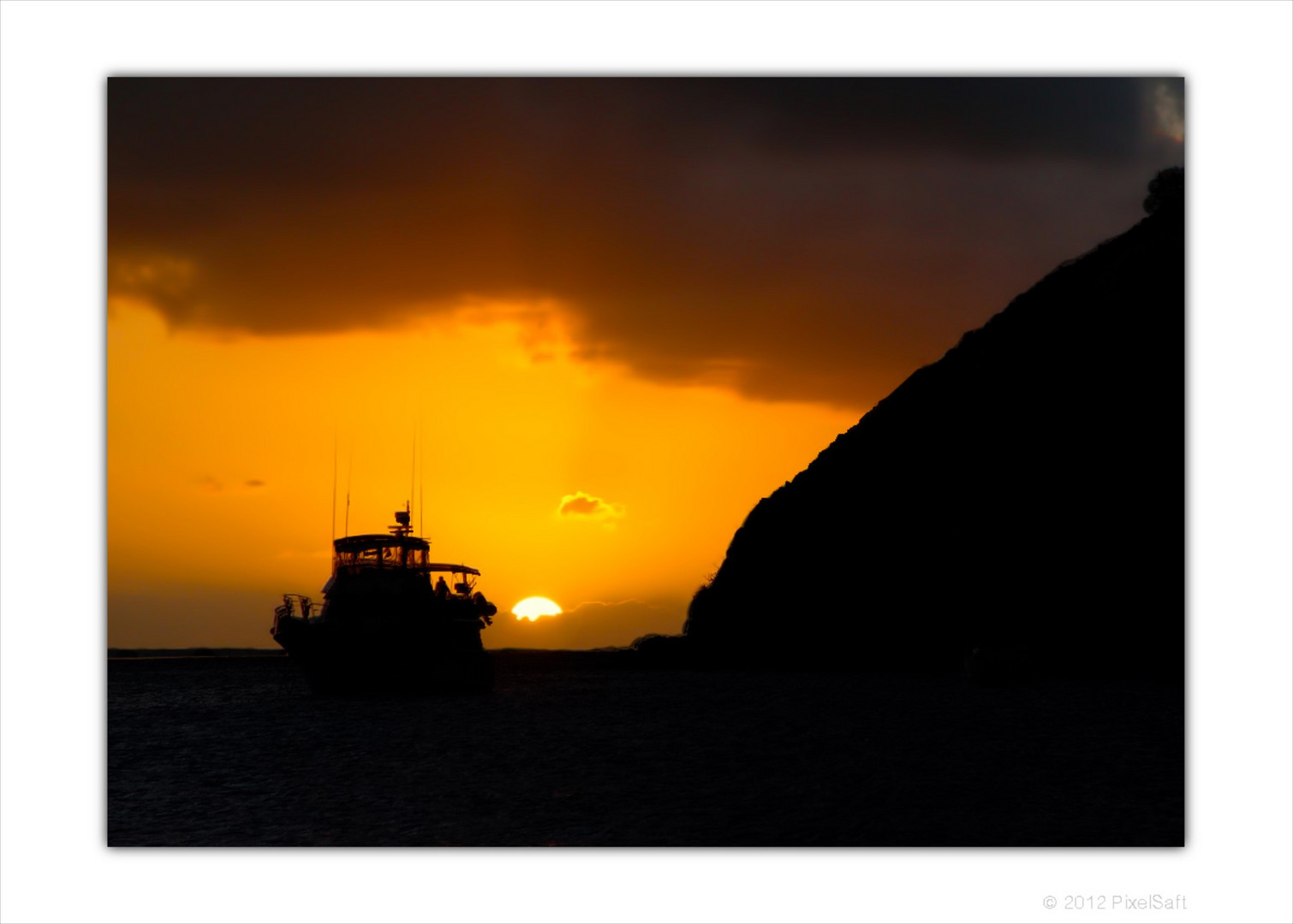 Sunset in St.Lucia