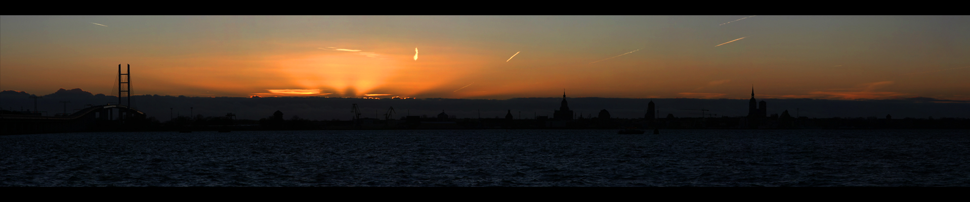 Sunset in Stralsund