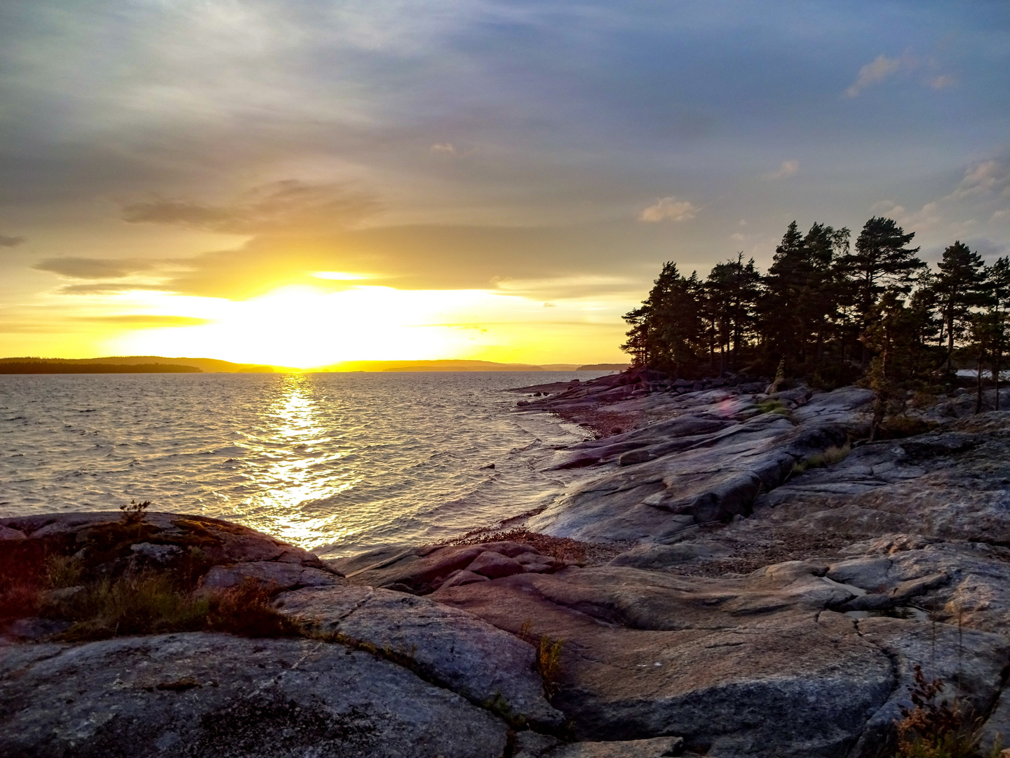 sunset in sweden 