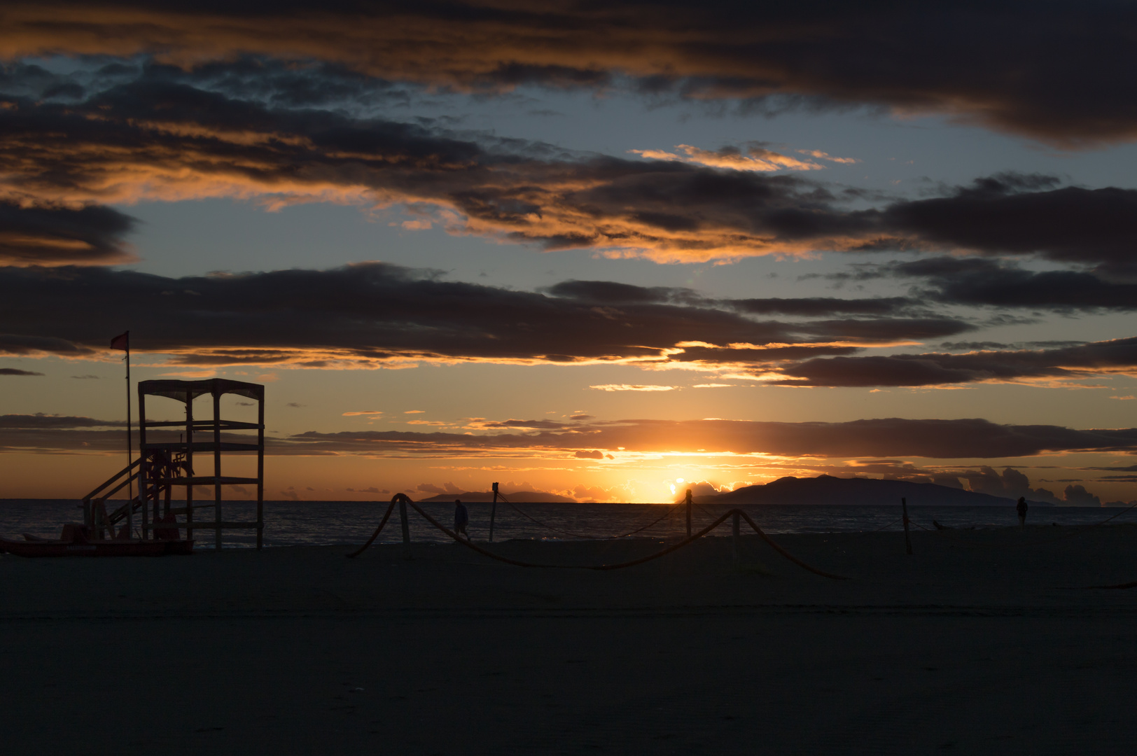 Sunset in Tarquinia, Italy