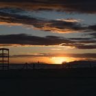 Sunset in Tarquinia, Italy