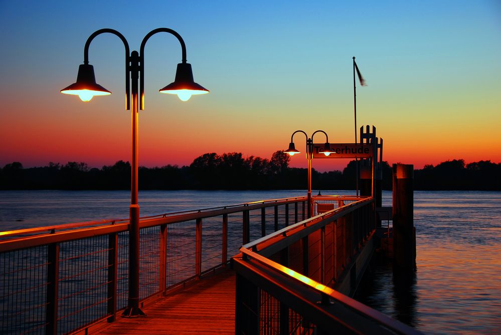 Sunset in Tesperhude/Elbe