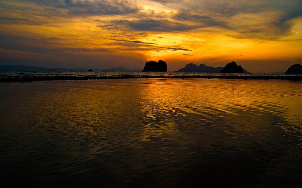 Sunset in Thailand