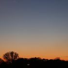 Sunset in the city of Lünen