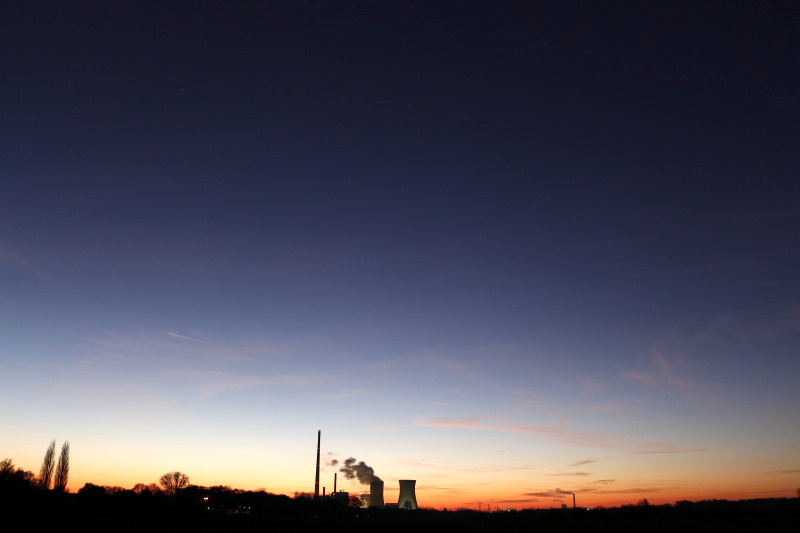 Sunset in the city of Lünen in Germany - picture 1