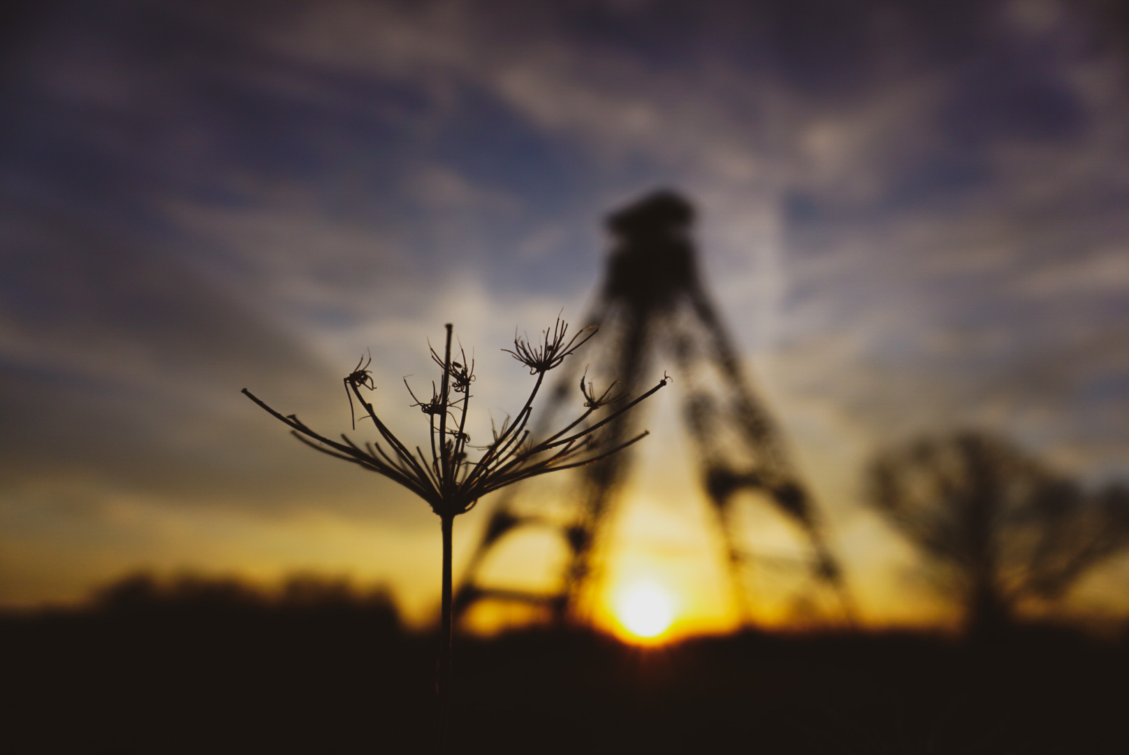 Sunset in the Erzgebirge