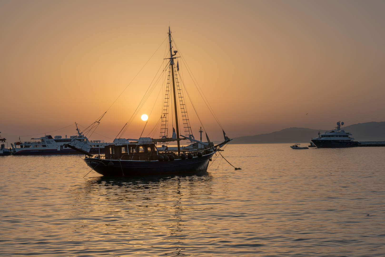 Sunset in the Harbour