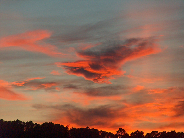 Sunset in the hills