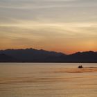 sunset in the lagoon (strait of tiran-sharm el sheikh)