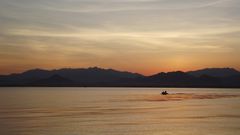 sunset in the lagoon (strait of tiran-sharm el sheikh)