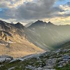 Sunset in the mountains