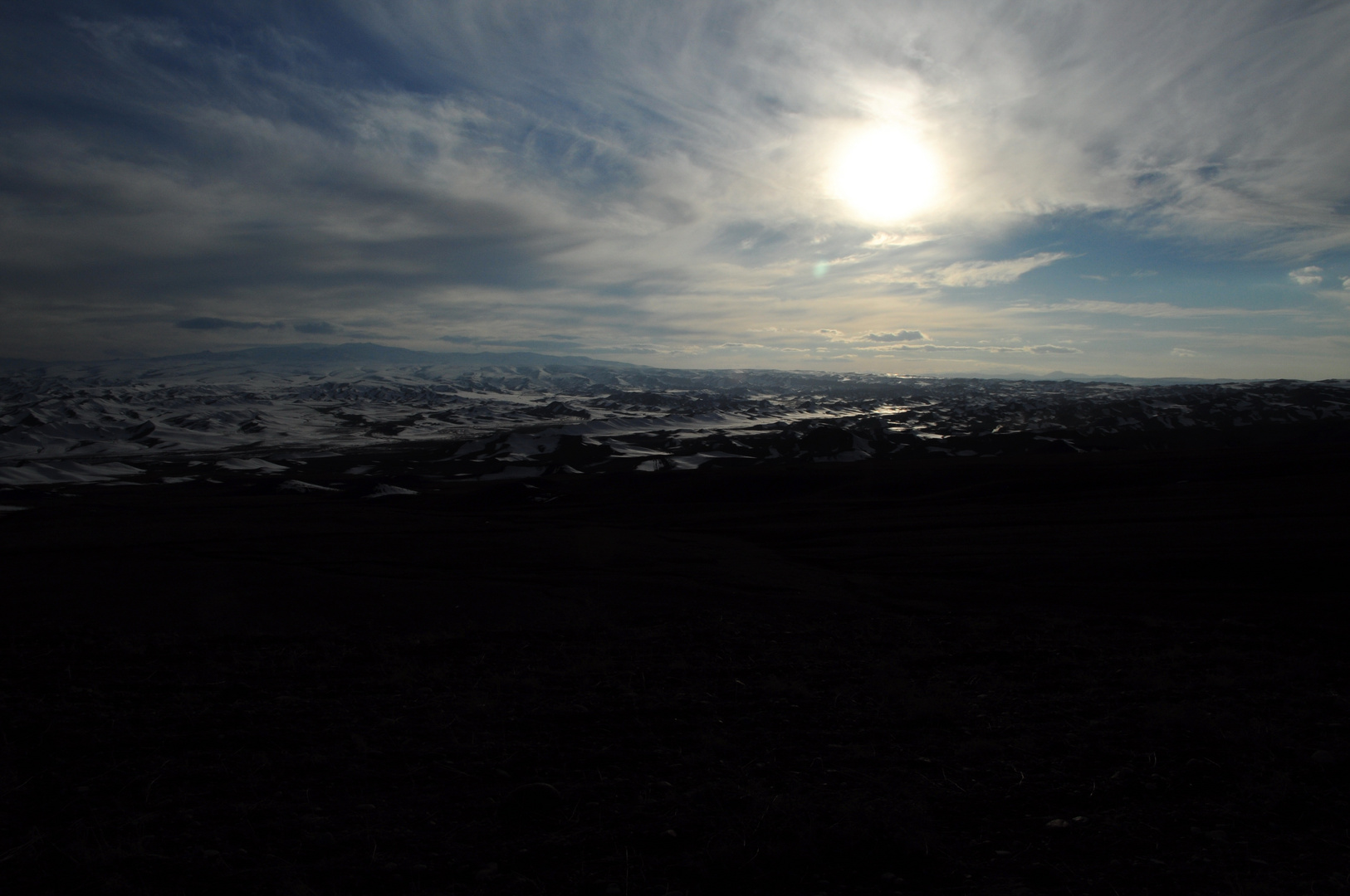 Sunset in the Mountains