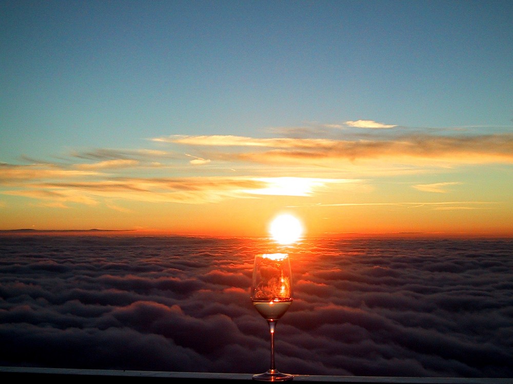 Sunset in the mountains (Zugspitze!)