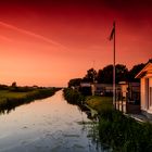 Sunset in the Netherland