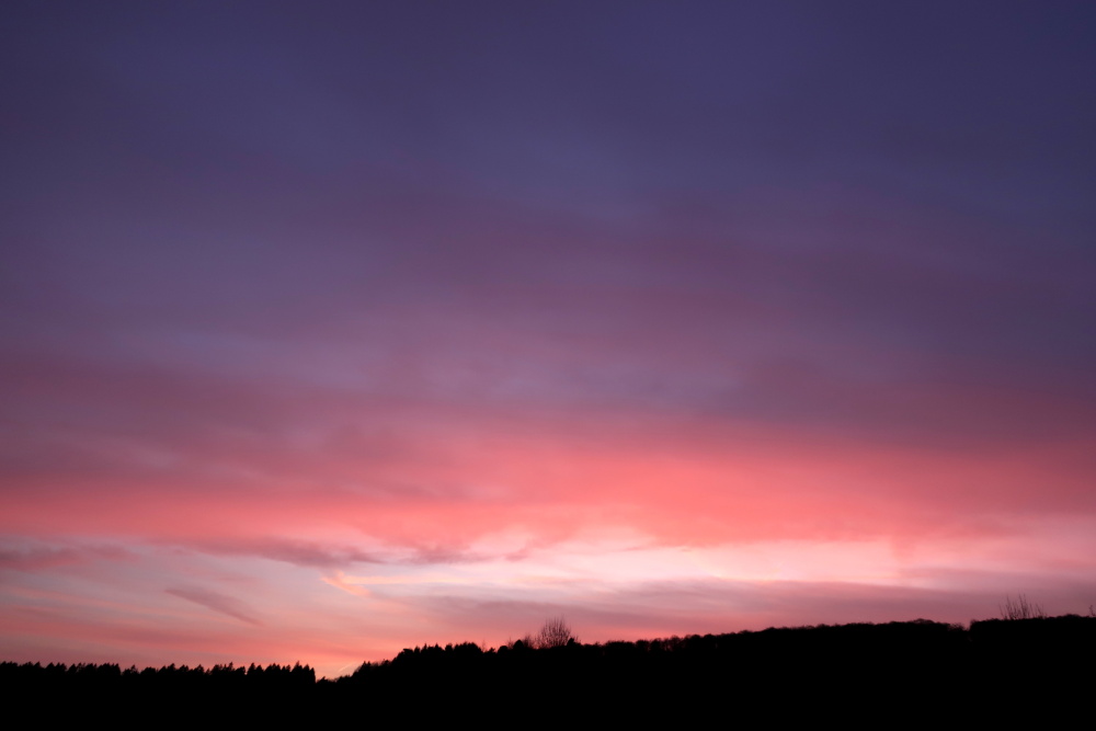 Sunset in the region "Hunsrück" - picture 1