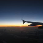 Sunset in the sky