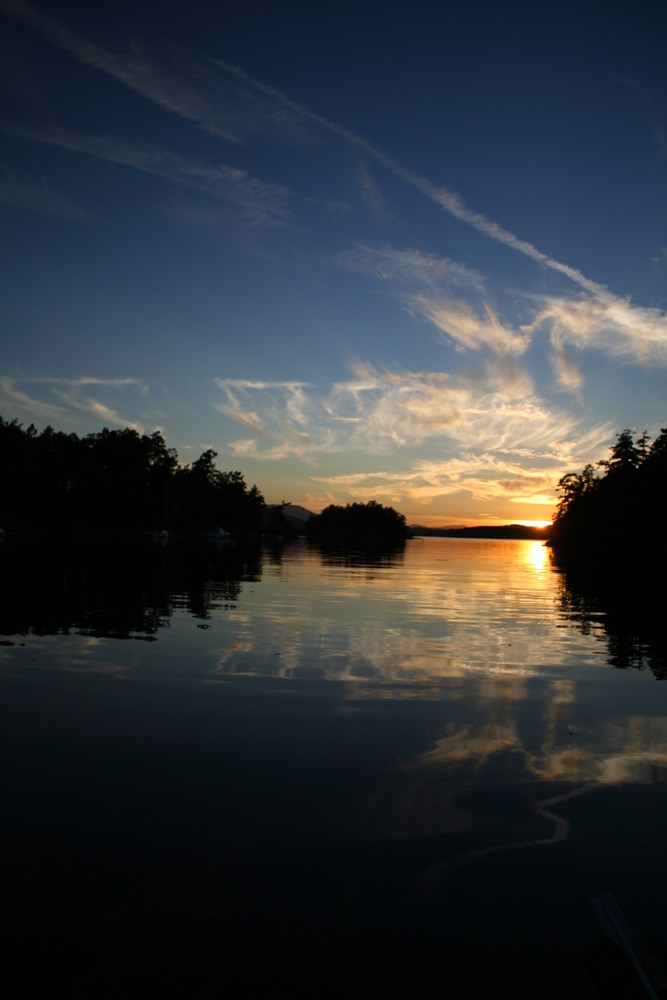 Sunset in the Sound