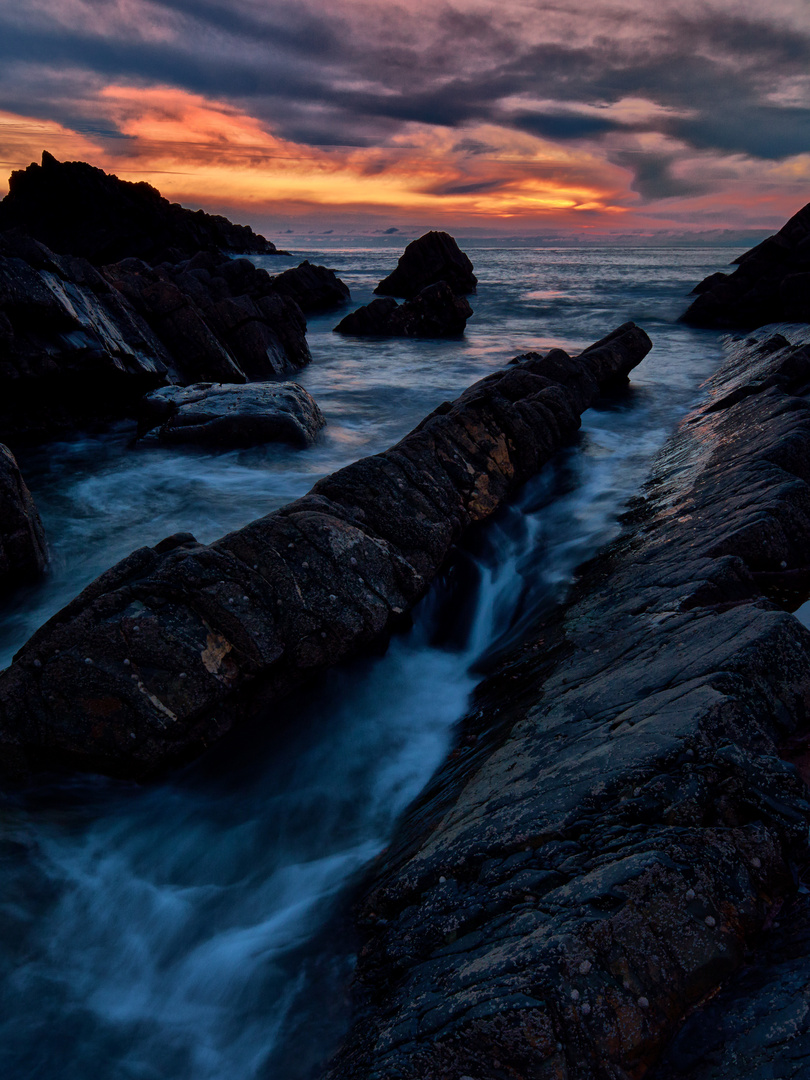 Sunset in the south of England