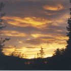 Sunset in the Yukon Territory