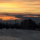 sunset in Treptow