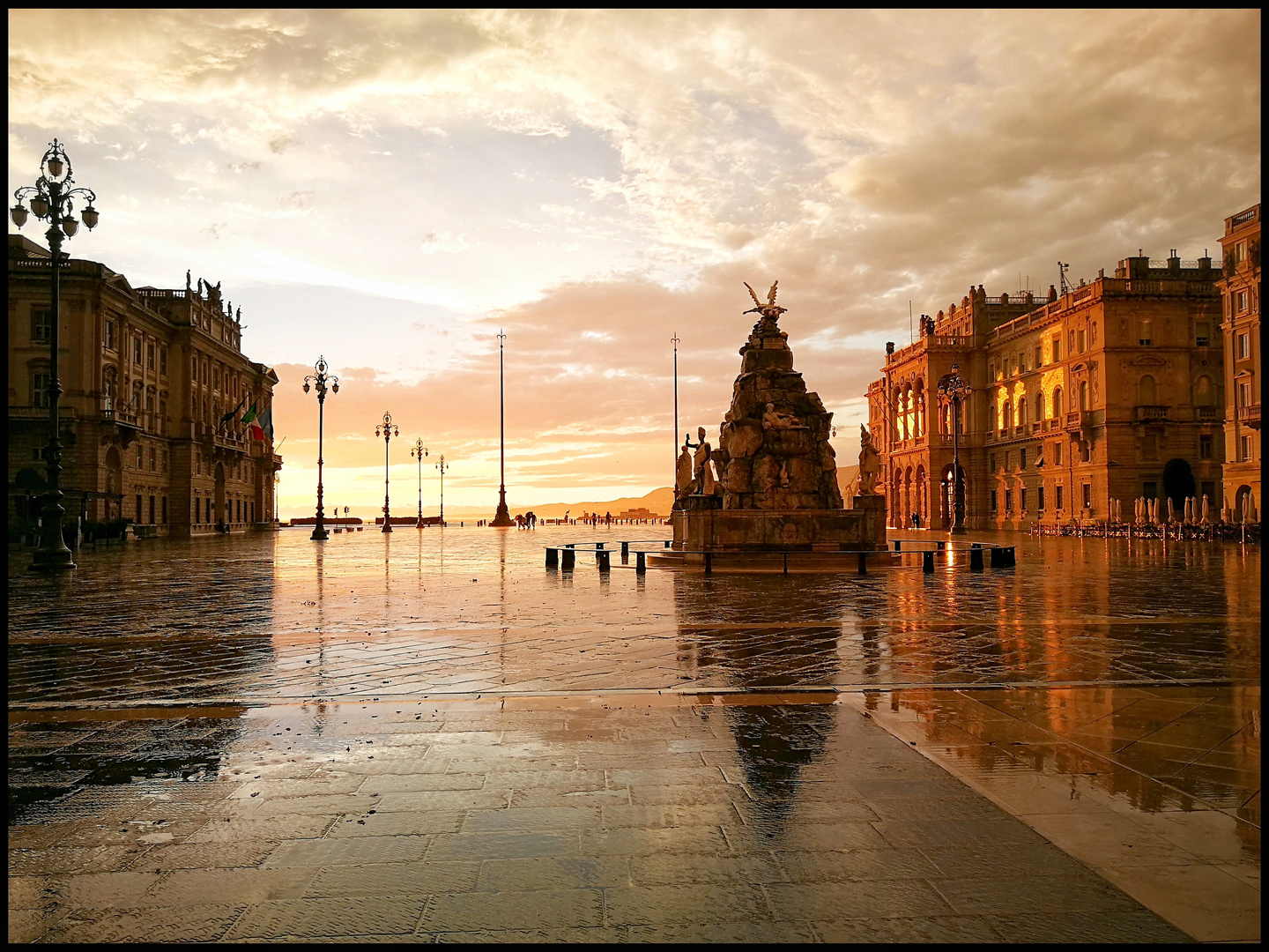 Sunset in Trieste