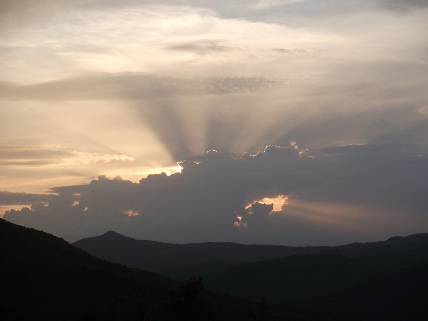 Sunset in Tuscany