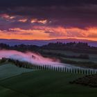 Sunset in Tuscany