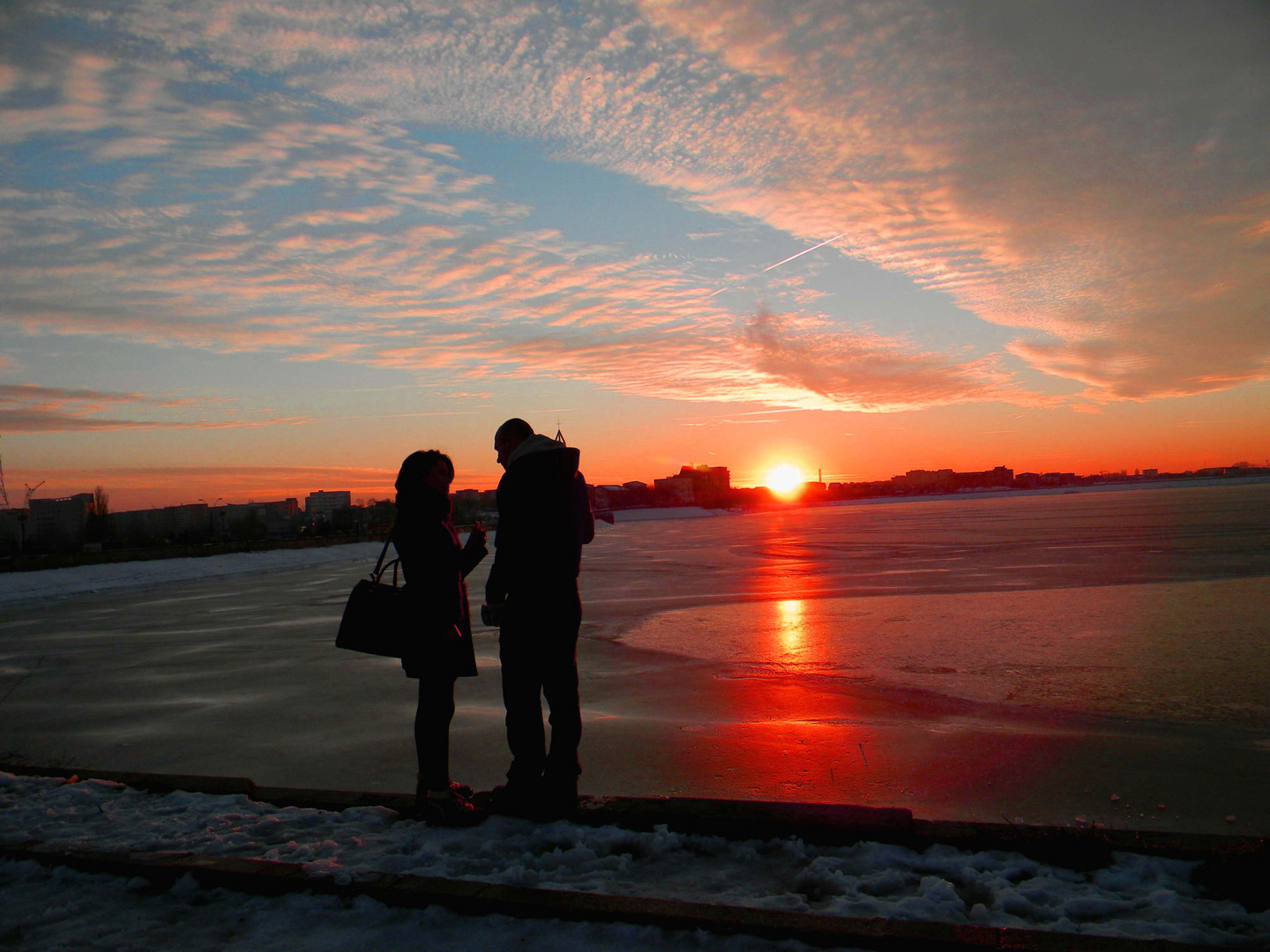 Sunset in two