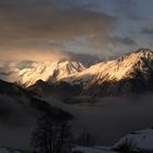 sunset in vaujany