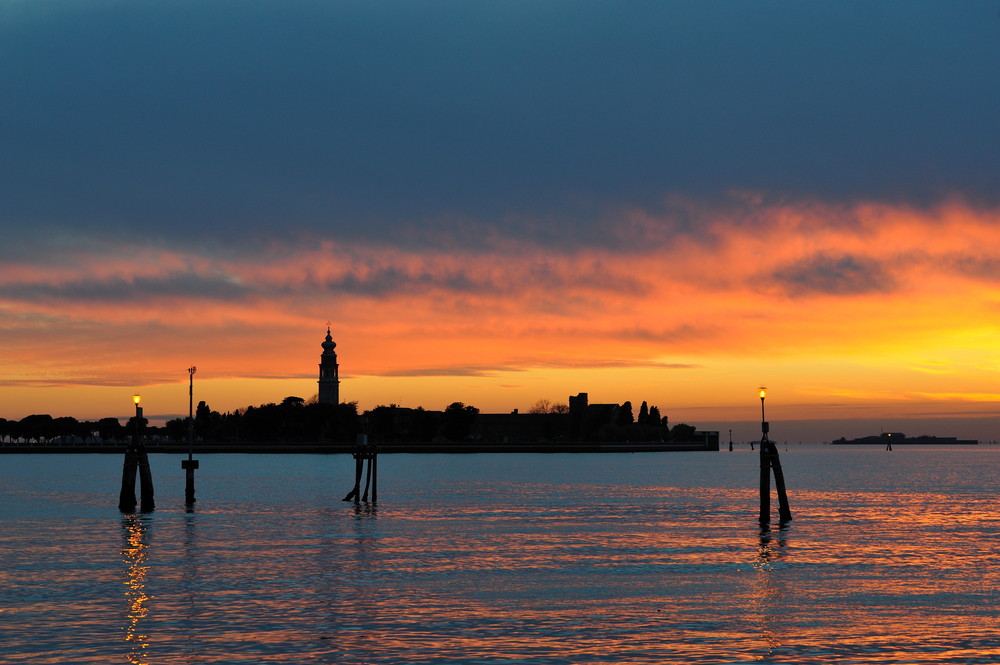 Sunset in Venice