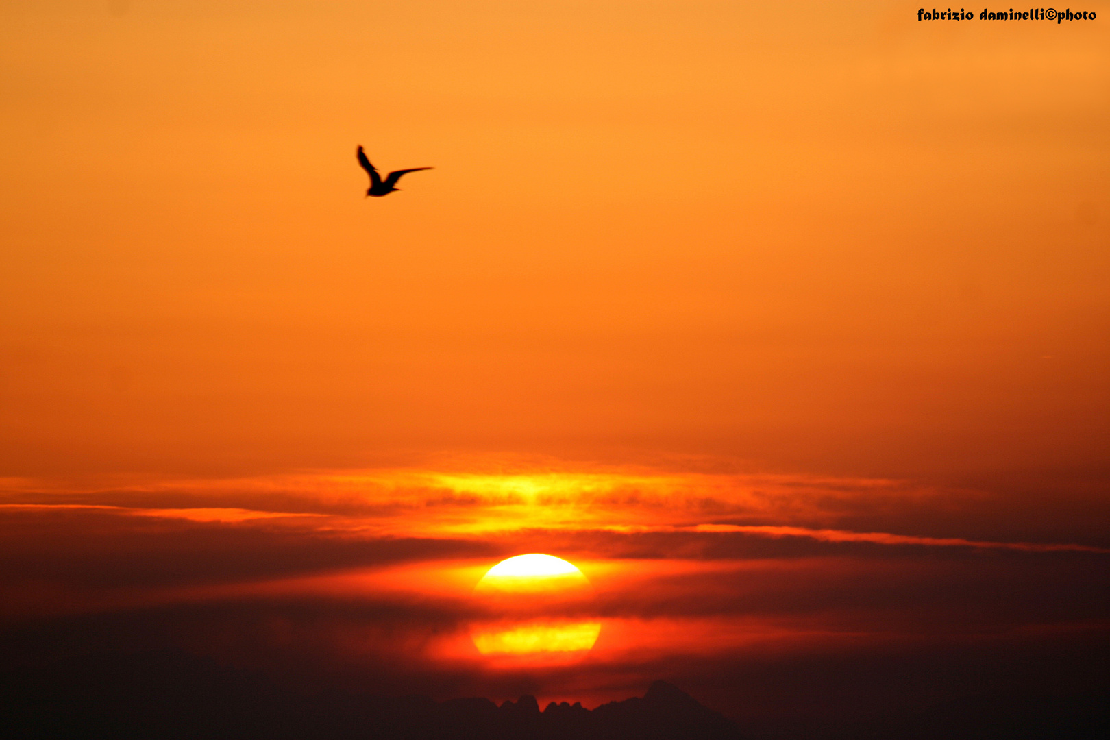 sunset in Venice