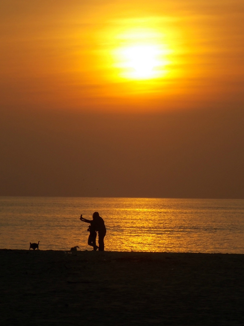 Sunset in Viareggio