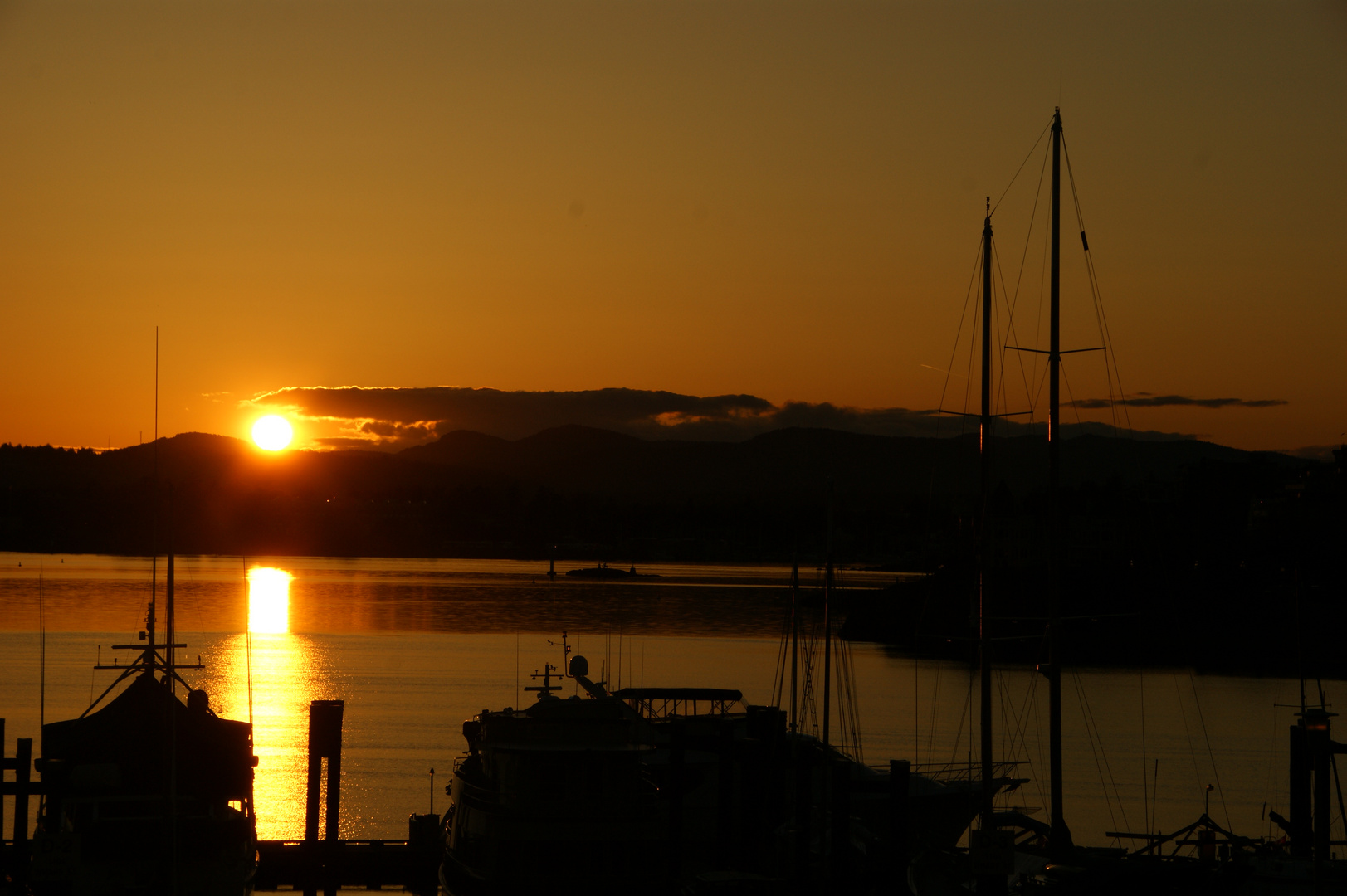 Sunset in Victoria (Canada)