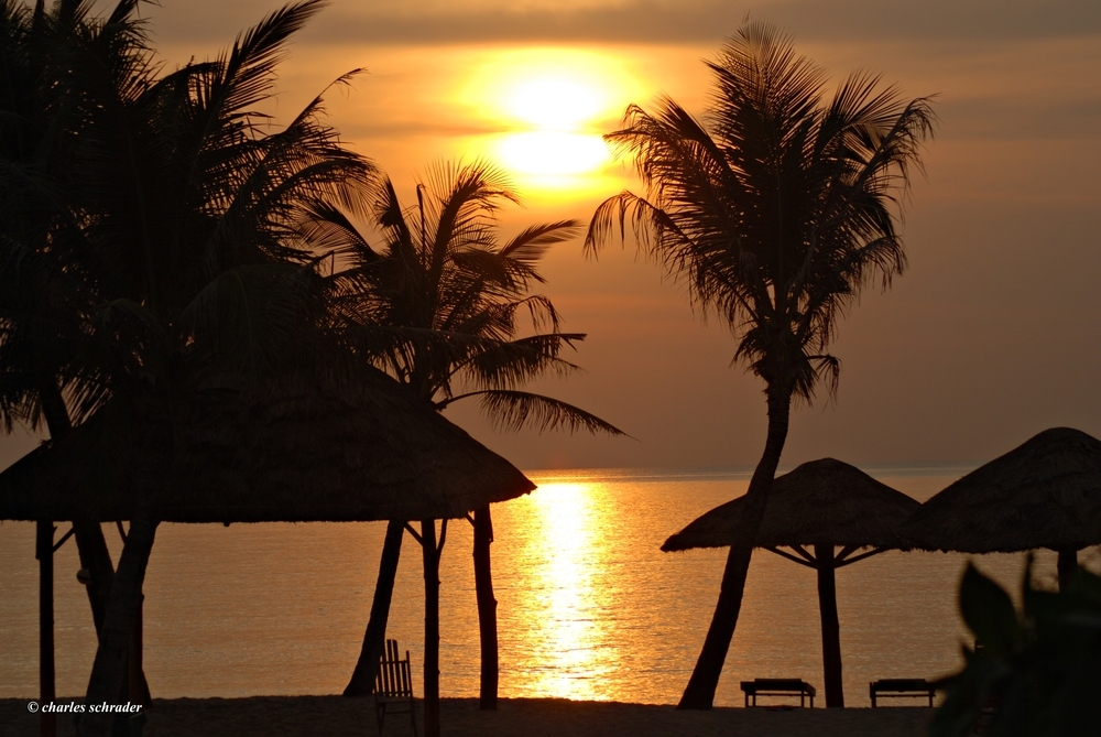 Sunset in Vietnam