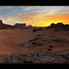 Sunset in Wadi Rum