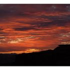 Sunset in Wadi Rum