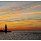 Sunset in Warnemünde 1