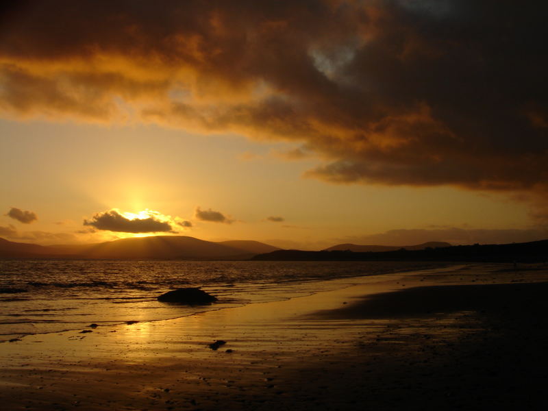 sunset in waterville