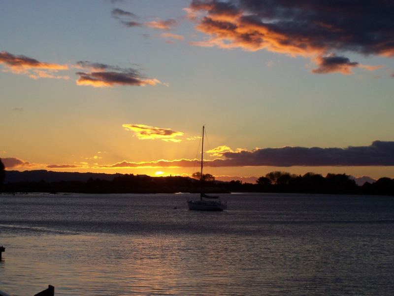 Sunset in Whakatane