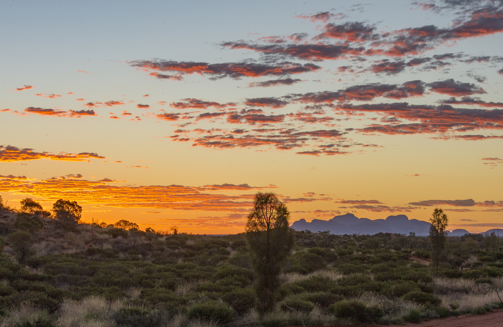 Sunset in wonderful colours 