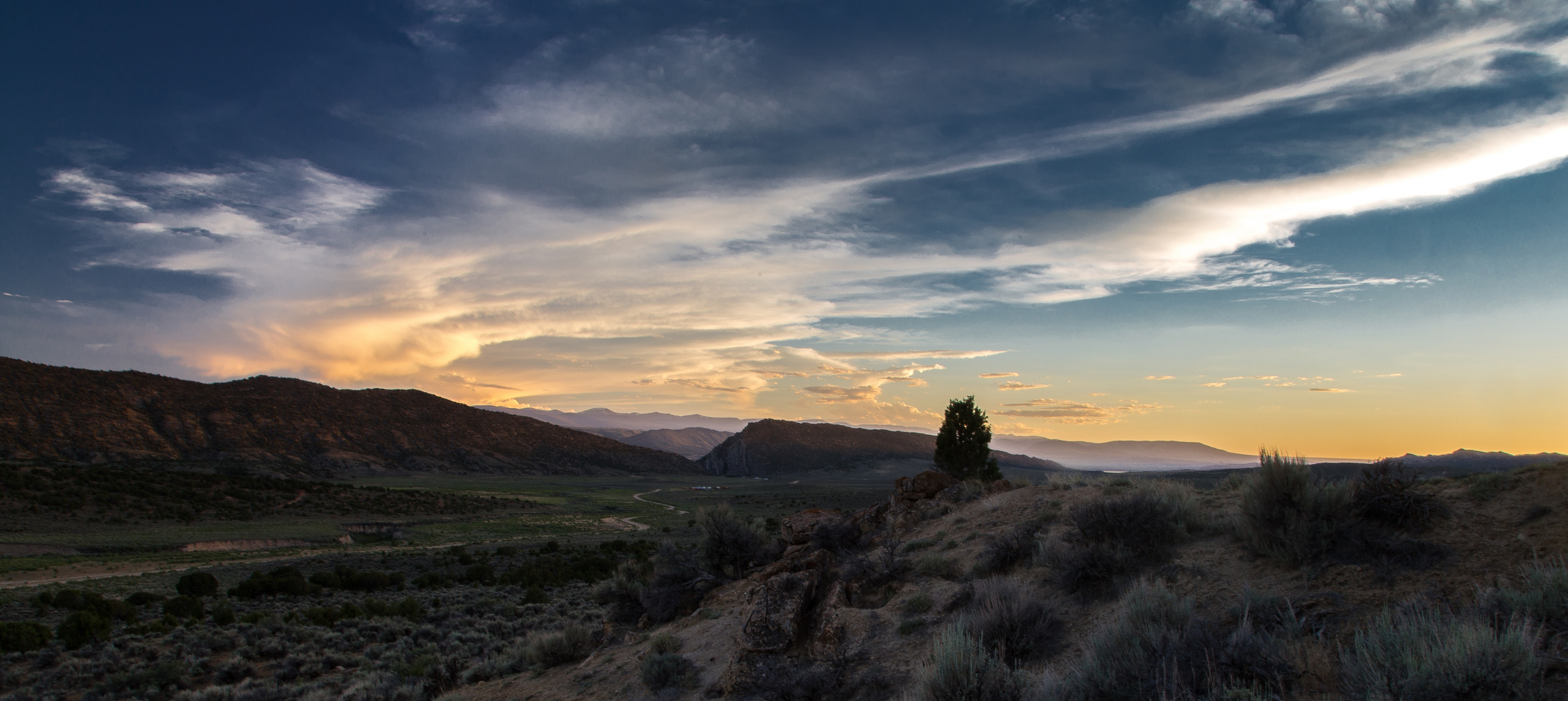 Sunset in Wyoming